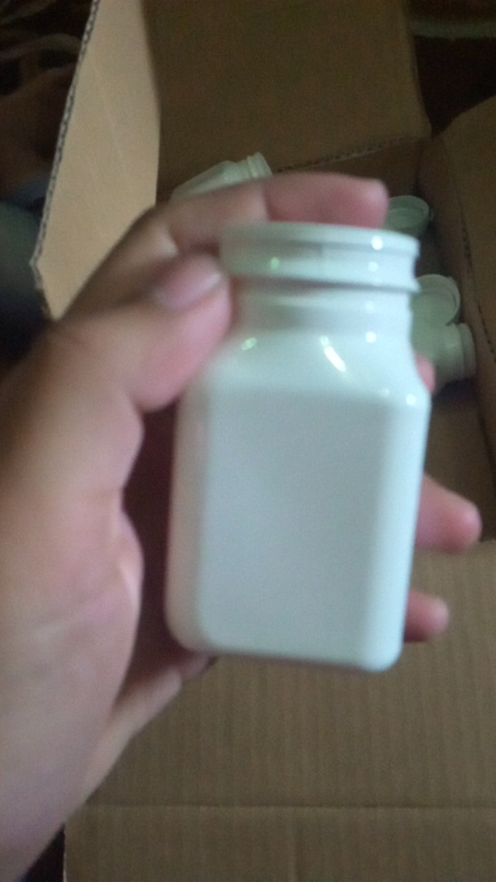 Botol Kapsul Kotak 30ml Putih Snap | Kemasan Package Botol Minuman