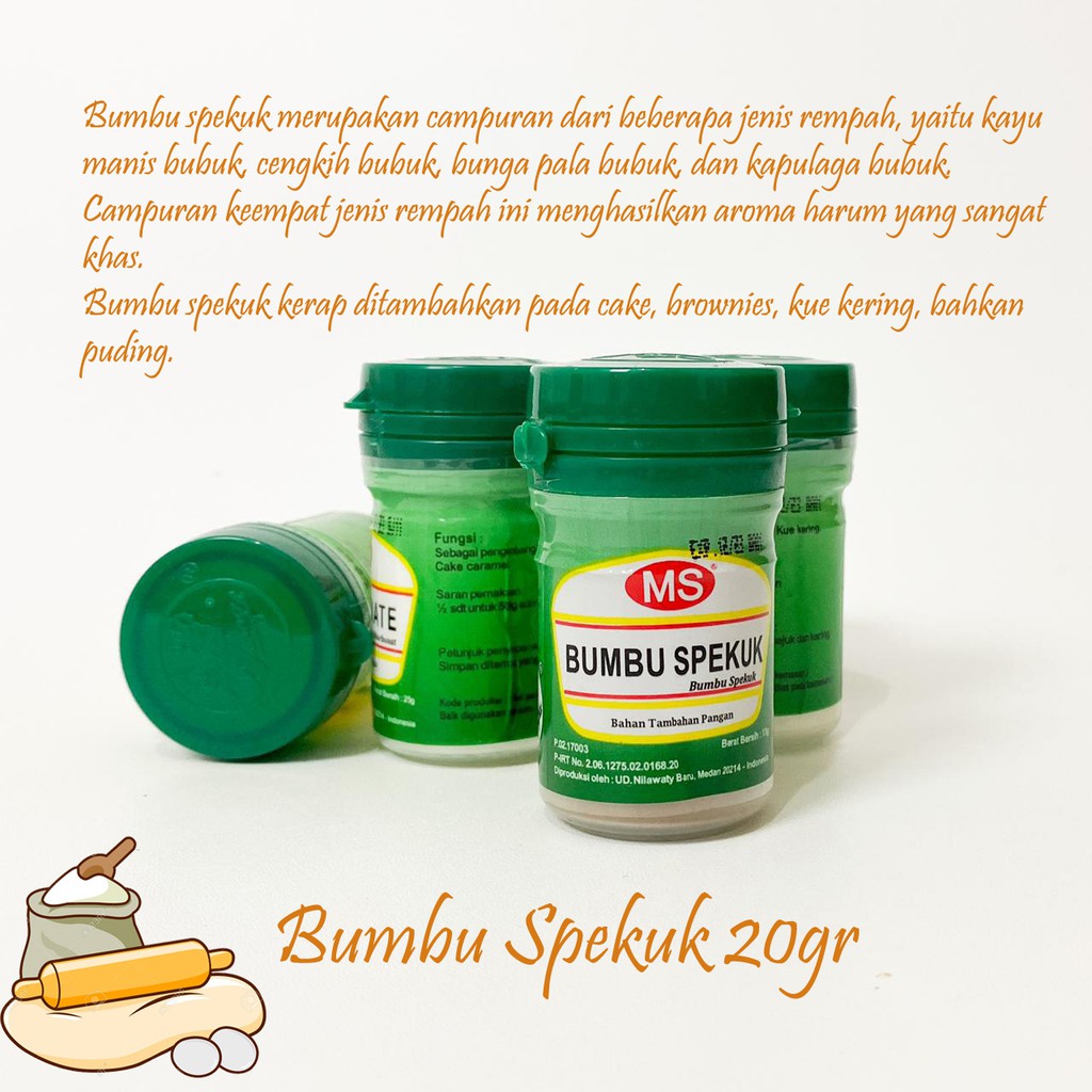 

Bumbu Spekuk 13Gr - Cinnamon merk MS - Penambah Rasa dan Aroma