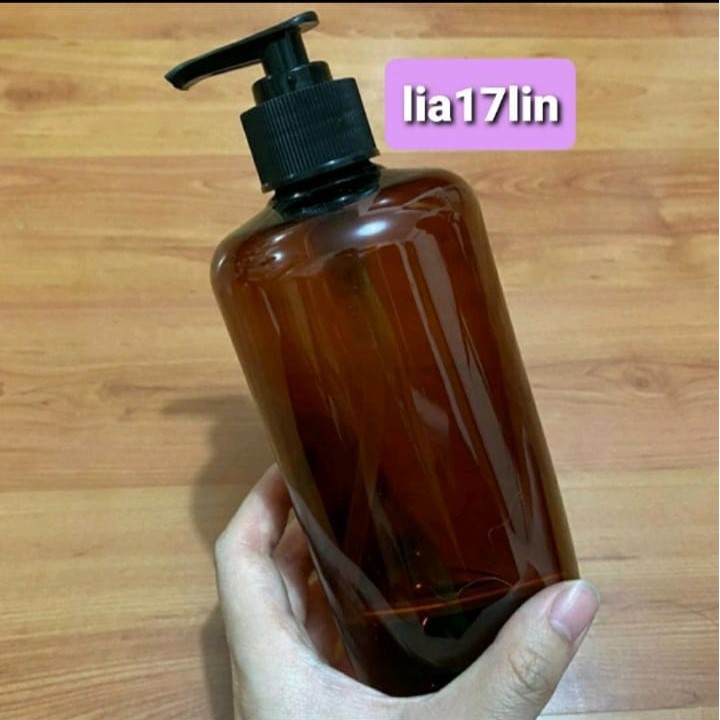 Botol Pump 500ML / Pump 250ML / 100ml / 60ml Botol Pump Amber Tebal Berkualitas Botol coklat murah