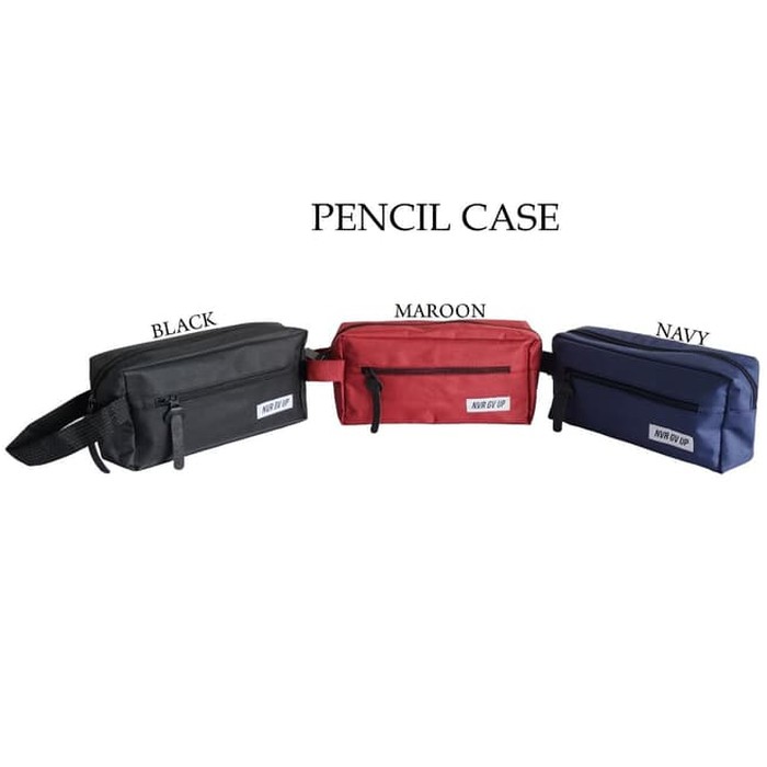 

PENCIL CASE / KOTAK PENSIL / PERALATAN SEKOLAH - PENCIL CASE BLK