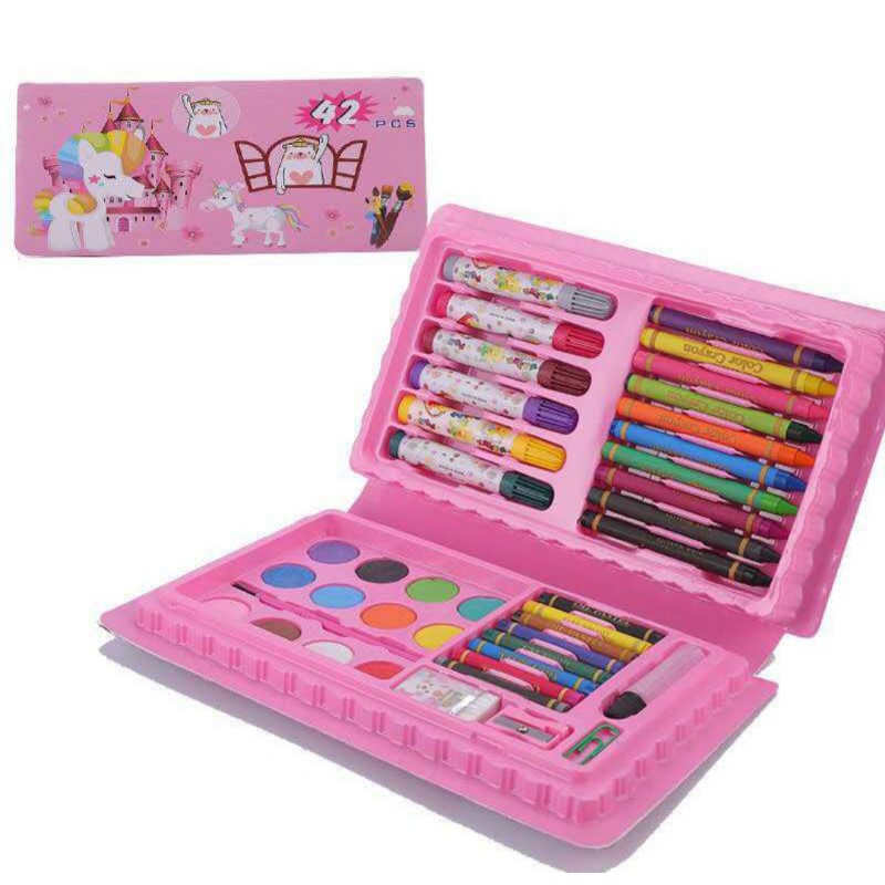

Crayon Anak Set Isi 42 pcs Pcs Pensil Warna Alat Lukis Set Crayon