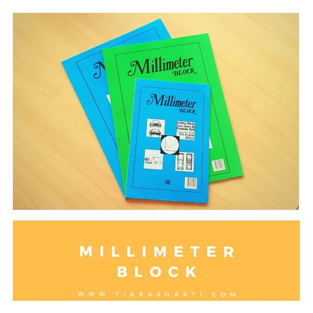 

Buku Milimeter Block ukuran Folio TIARA