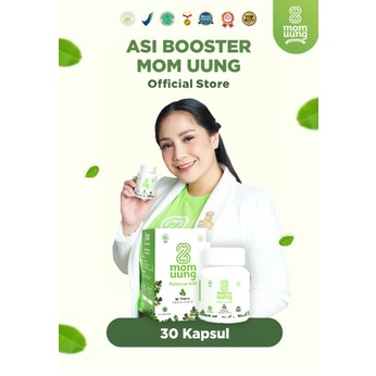 Mom Uung 30 Kapsul Herbal Asi Booster Pelancar Asi