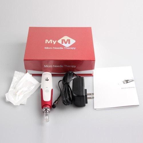 Mesin MYM Electric Dermapen Jarum Nano Needles Facial Penghilang Bopeng Mesin Sulam Alis MYM Dr Pen
