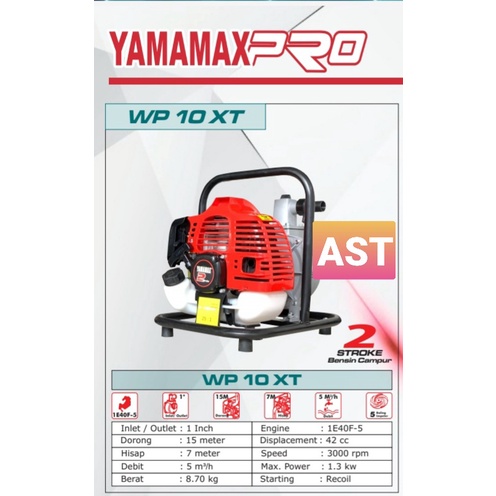 POMPA BENSIN YAMAMAX WP 1" INCH 2 TAK WP 10XT WATER PUMP / YAMAMAX-PRO