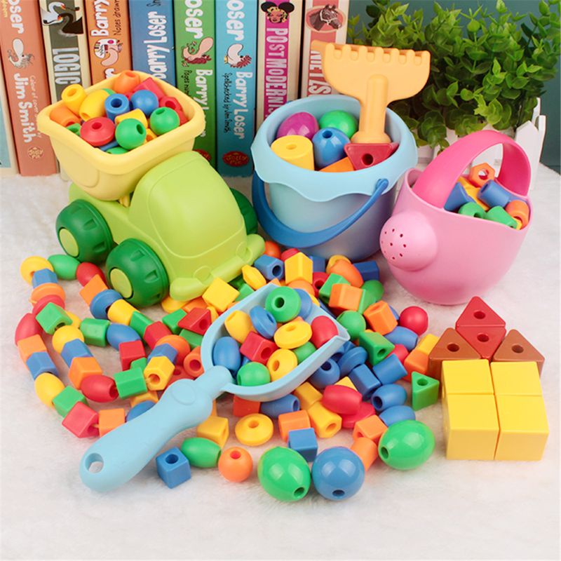 Mary Rainbow Stringing Bead Montessori Toys Mainan Aktivitas Interaktif Untuk Kiddie2 /3 /4