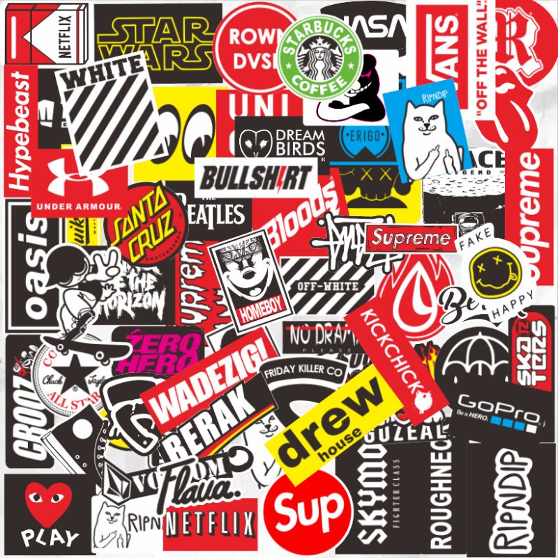 

(COD)STICKER HYPEBEAST/STIKER LOGO/BRAND/STICKER AESTHETIC/STICKER KEREN/STICKER SKATE