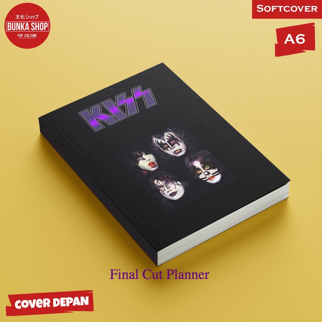 

Pocket Note Band Kiss Softcover A6 Buku Tulis Catatan Notes Agenda Planner Jurnal
