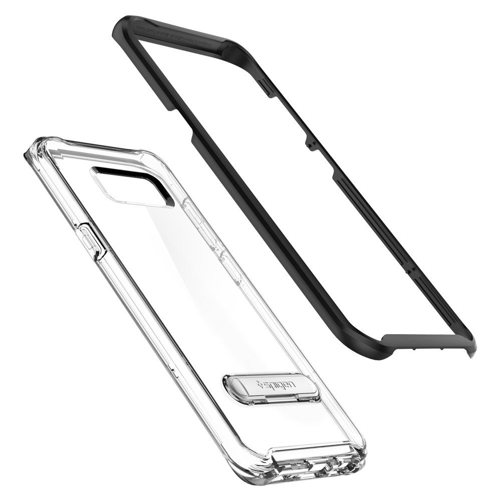 Spigen Galaxy S8 Plus Case Crystal Hybrid Black