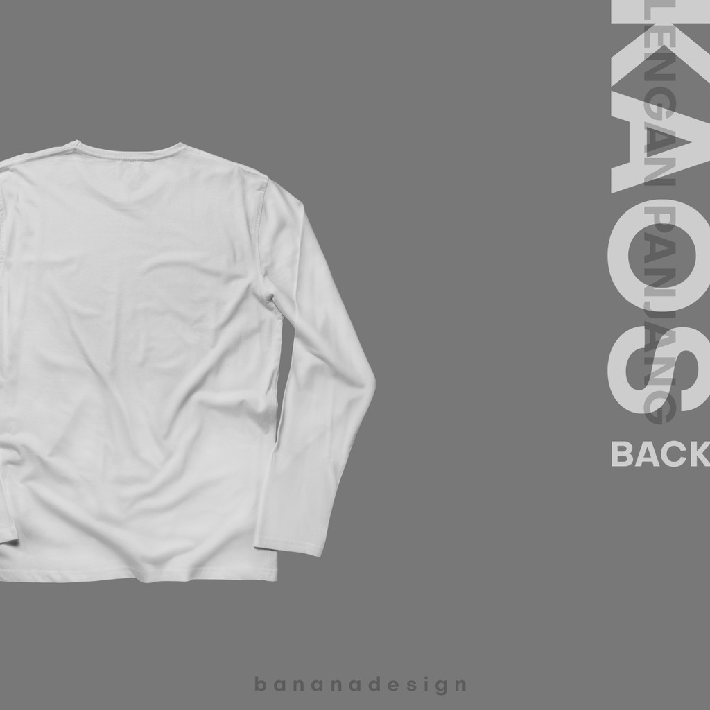 Download Mockup Kaos Lengan Panjang Template Psd Shopee Indonesia