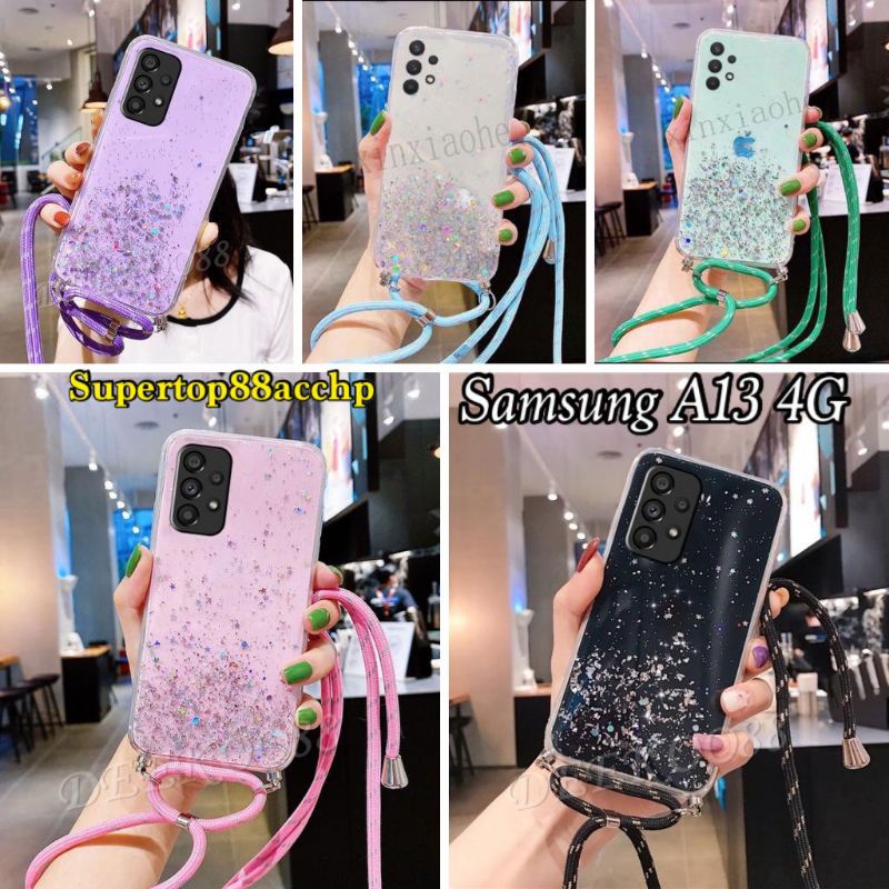 Samsung Galaxy A13 4G A13 5G A23 4G A23 5G A33 5G A53 5G A73 5G Lanyard Glitter Gantungan