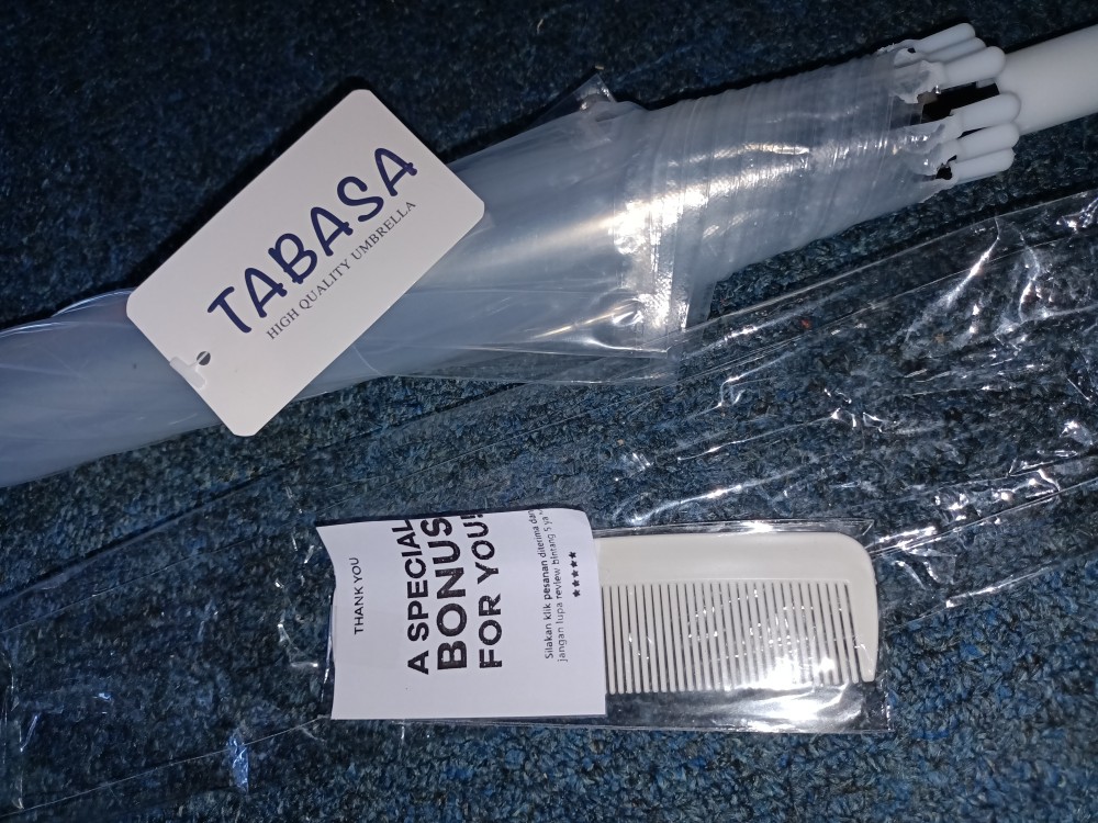 Tabasa Payung Transparan Korea Japanese Style