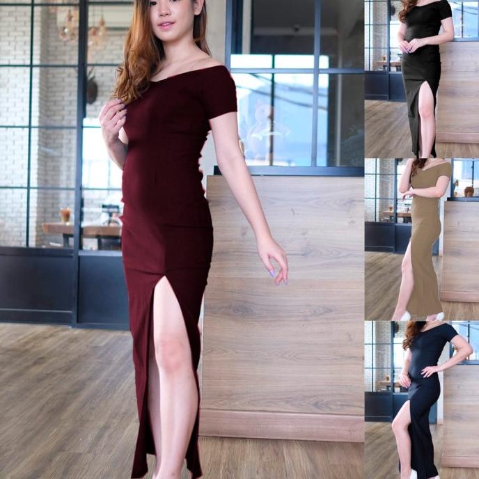 DRESS MINI LONG DRESS SEXY | DRES BODYCON | GAUN PESTA REMAJA | 0033 DRESS WANITA