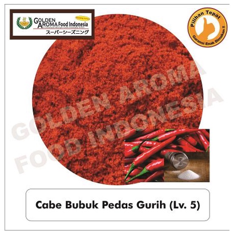 

Bumbu Bubuk Tabur Cabe Pedas Gurih Lv.5 1000 gr / 1 kg Halal, Murah, Enak