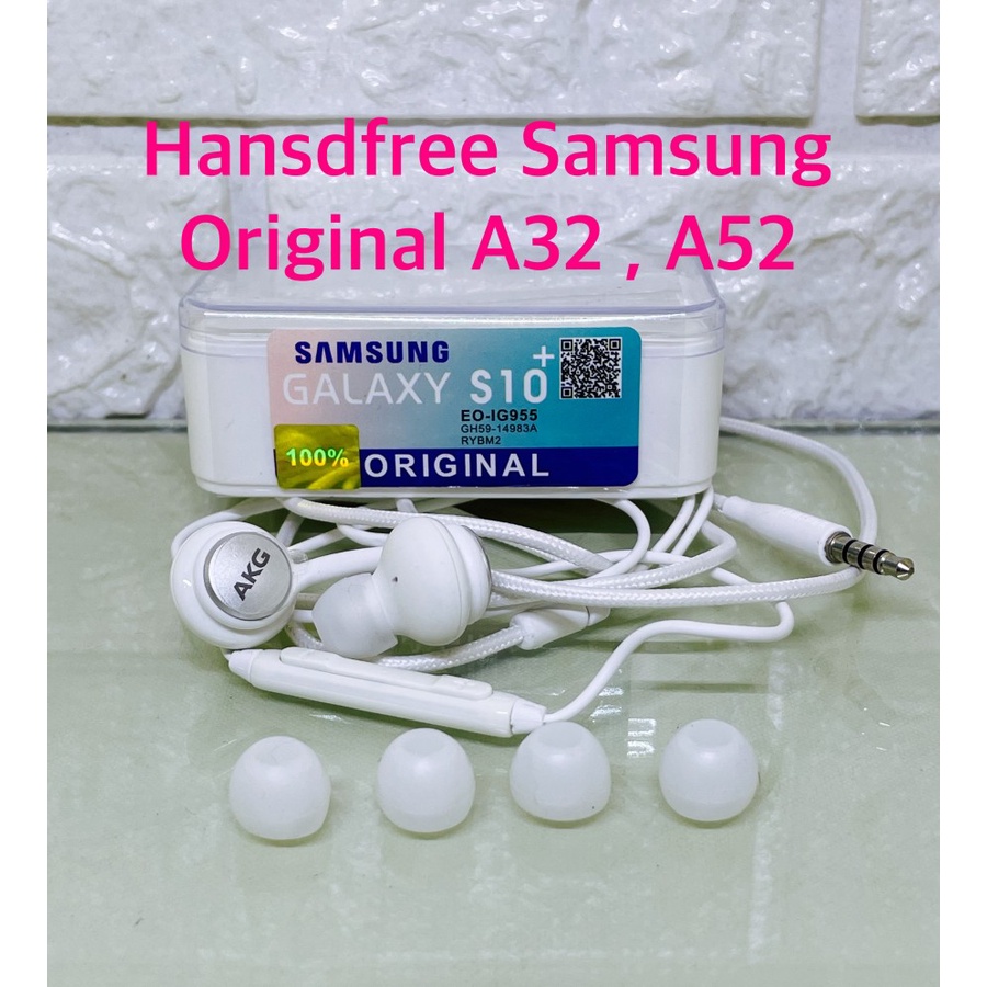 Hansdfree Samsung A32 A52 Original Handset Earphone