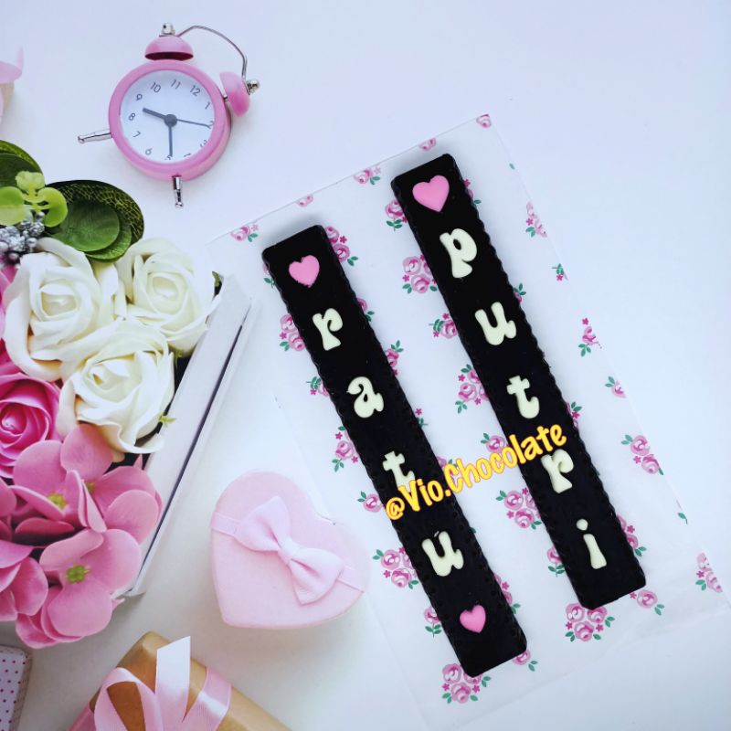 

Coklat Valentine, bisa custom tulisan (Coklat Custom)
