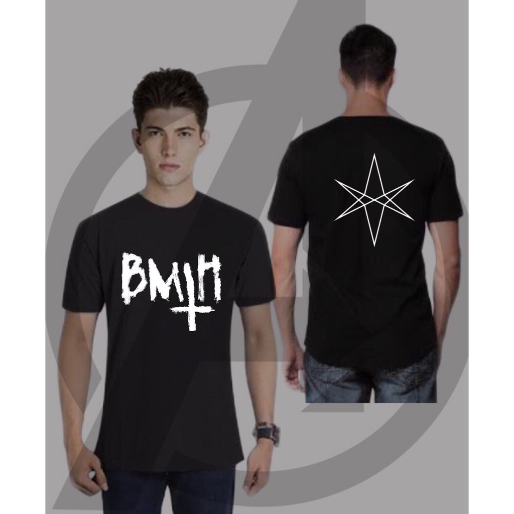 Baju Kaos Tshirt - Band Bmth Logo BMTH AMO