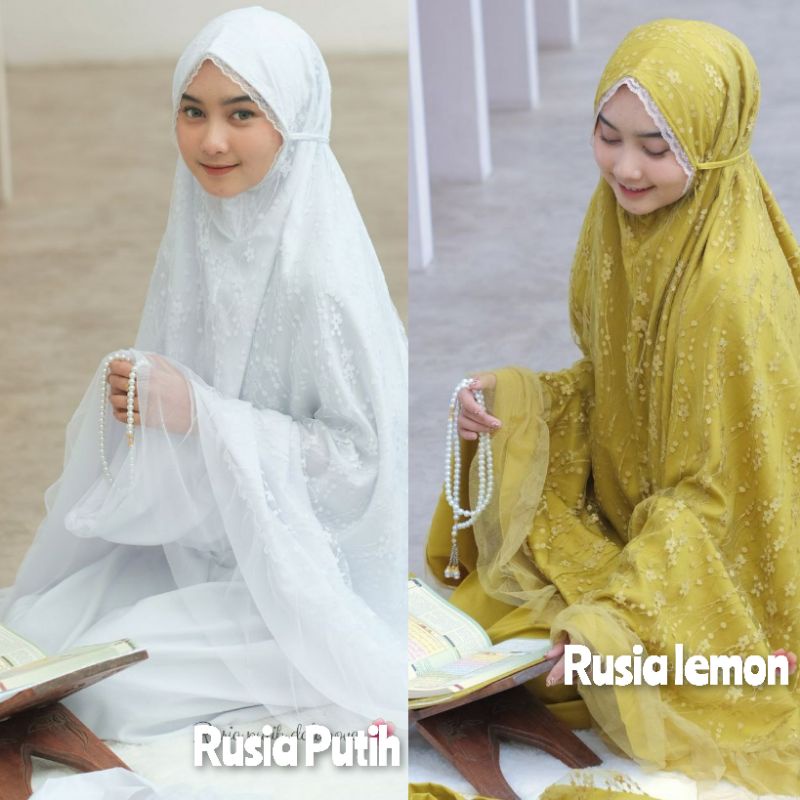 READY MUKENA RUSIA DALANOVA / MUKENA RUSIA ORIGINAL DALANOVA