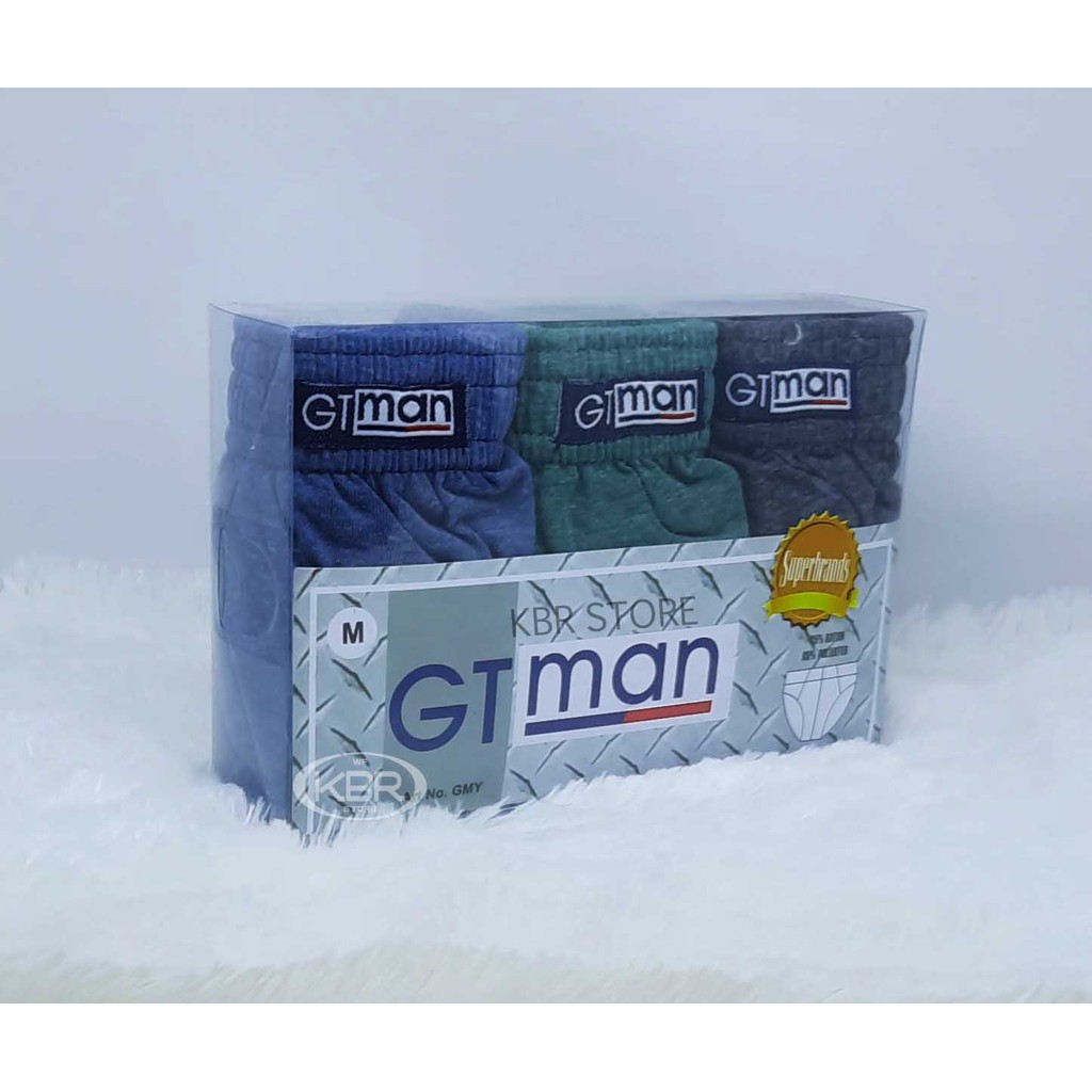 KBR STORE GTman paket 3pcs | Celana dalam pria GTman GMY | Pakaian dalam gt man | CD gt man GMY term