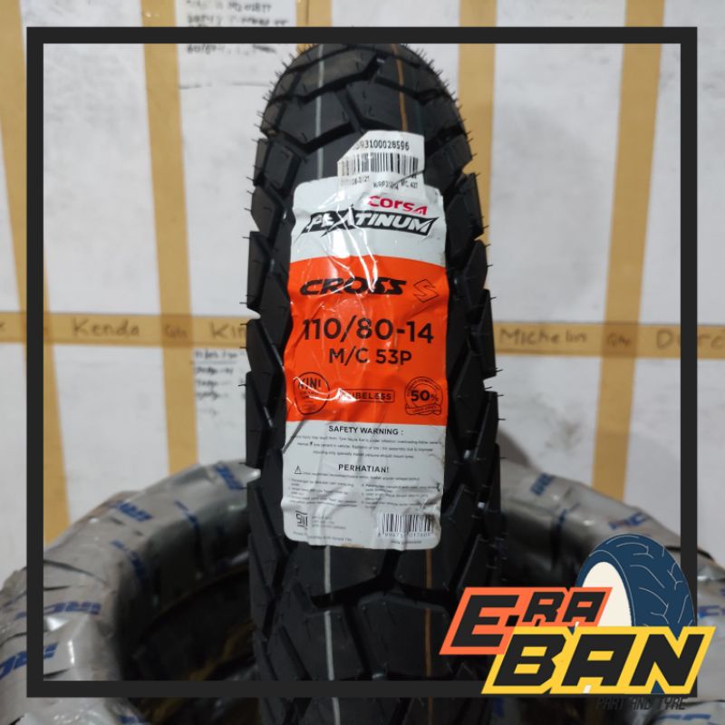 BAN CORSA CROSS S 110 80 RING 14 TUBELESS VARIO ADV