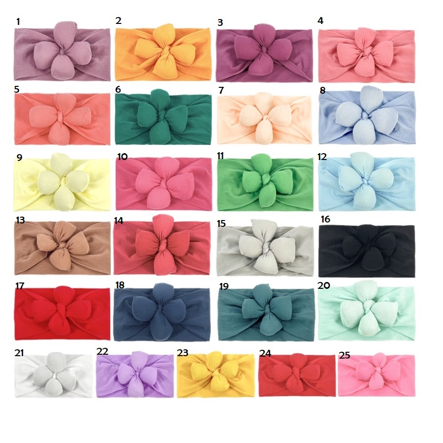 NEW Bandana pita bayi / bando kain anak import pita bantal