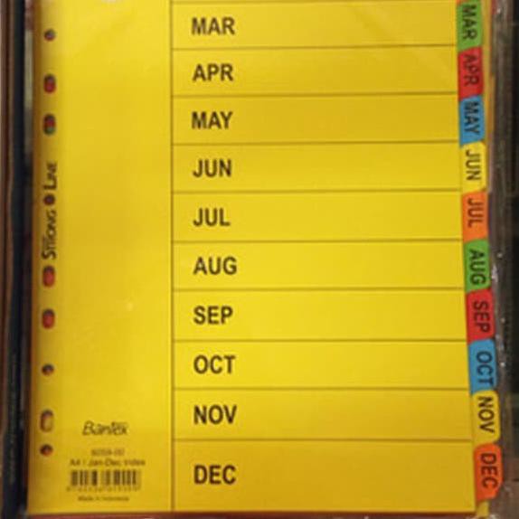 

☂ Divider Bulan Bantex 6059 (per set) ❂