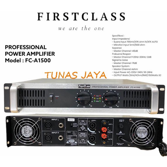 Power Ampli Firstclass FC-A1500 Ampli FC-A 1500 FCA1500