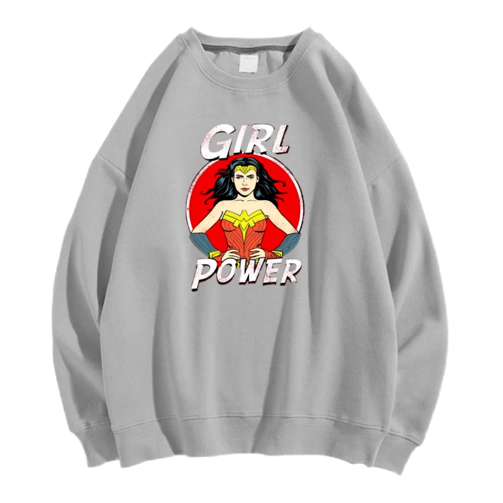 GIRL POWER SWEATER CREWNECK Size M-XXL GAWA