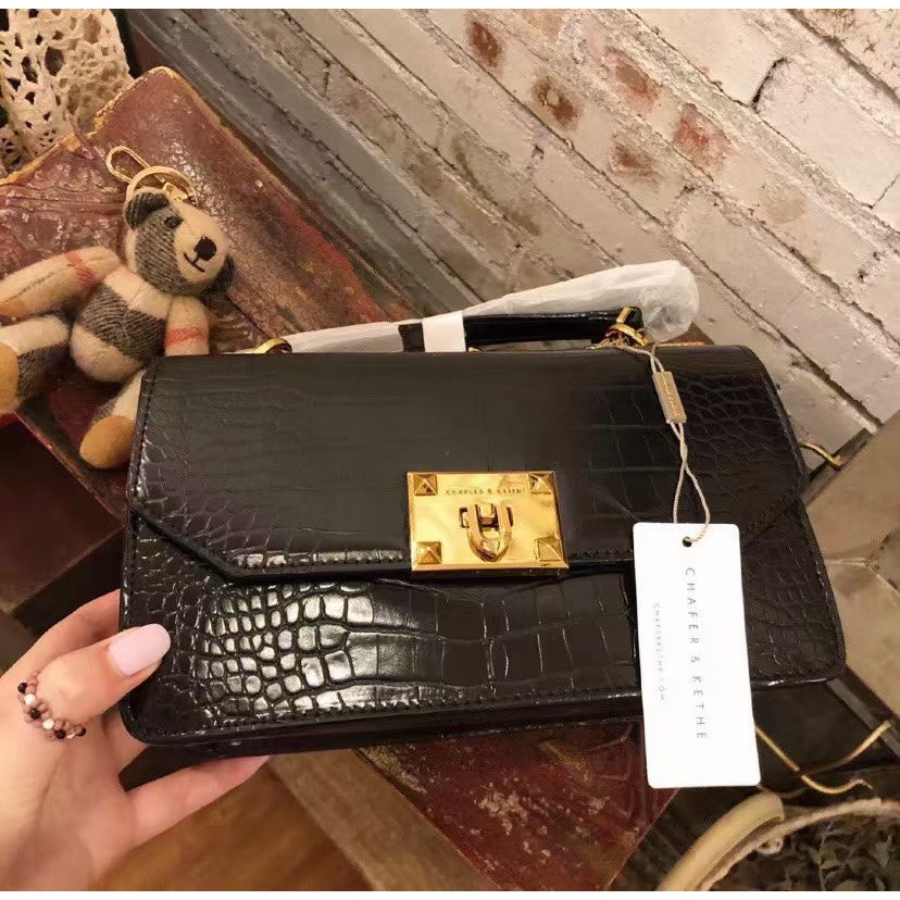 TERBARU! Tas wanita /C&amp;k Croco Bag semi premium importtas  Import/#45852