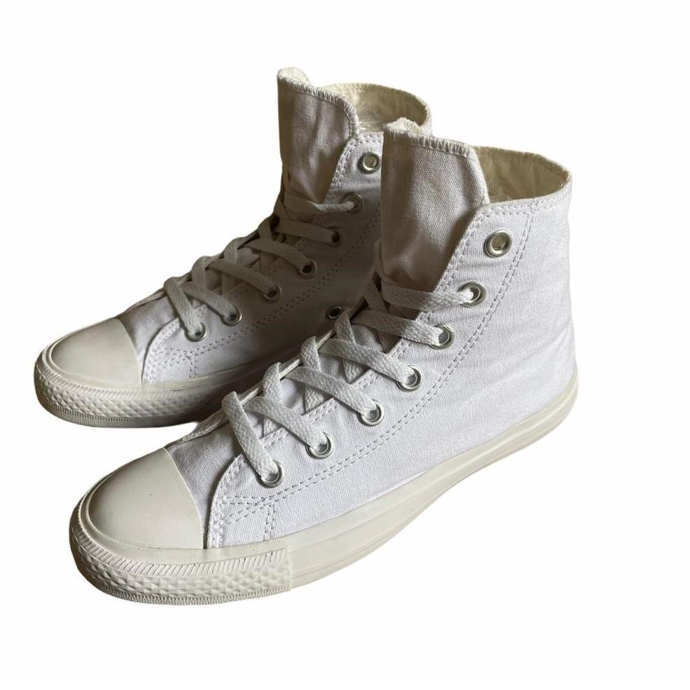HOT Product SEPATU CONVERSE CHUCK TAYLOR TAILOR HIGH FULL WHITE PUTIH POLOS TINGGI SNEAKER KONVERS A