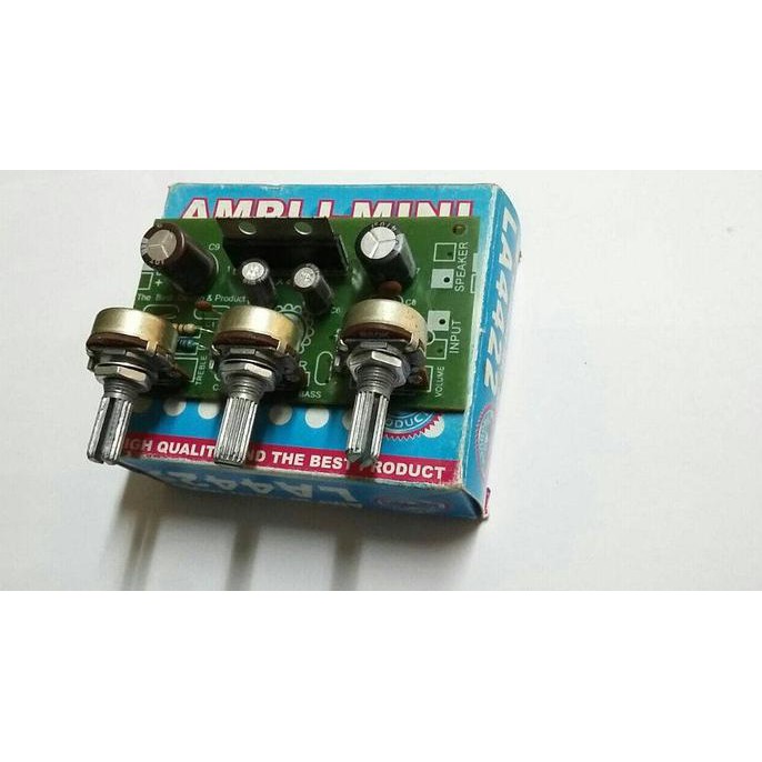 Kit Rakitan Power Amplifier Mini LA4422 Mono rajvr02 Segera Beli