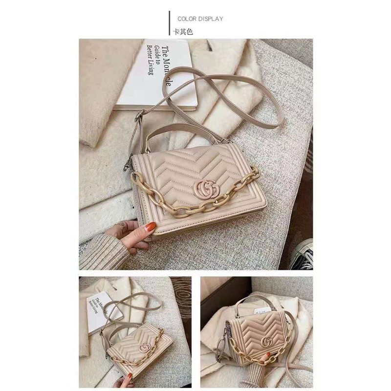 ✨✨HOTSALEE✨✨ TAS SELEMPANG HANDBAG SLINGBAG WANITA CEWEK IMPORT RANTAI KONDANGAN LB 205