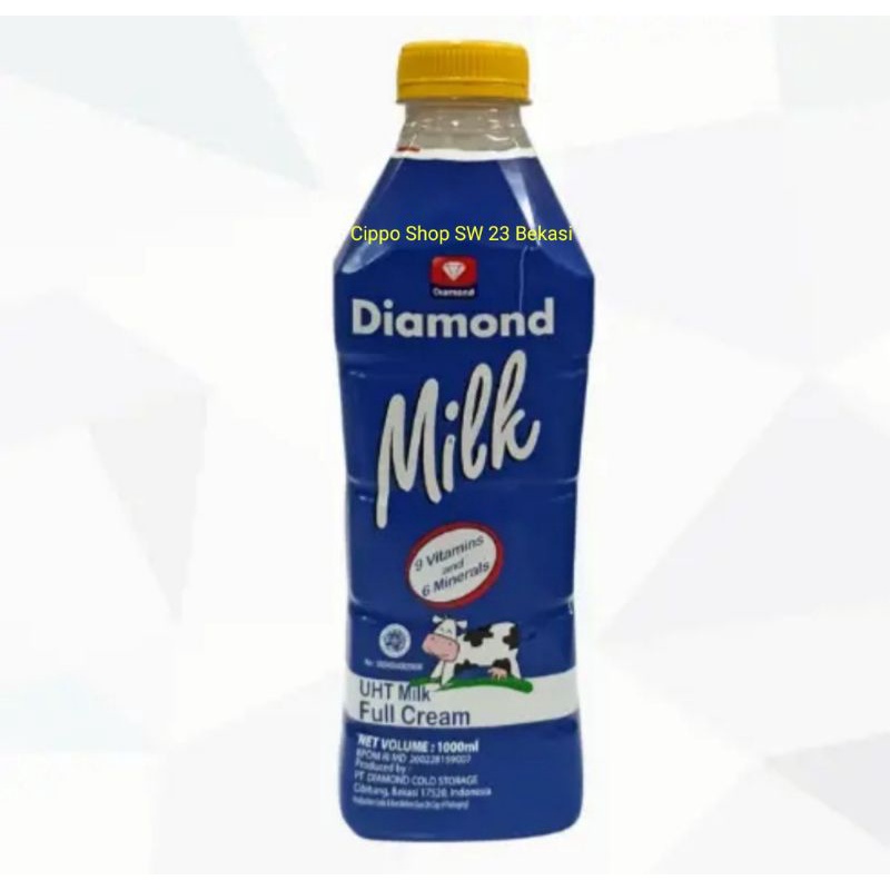 Jual Diamond Uht Milk Full Cream 1 Liter Shopee Indonesia