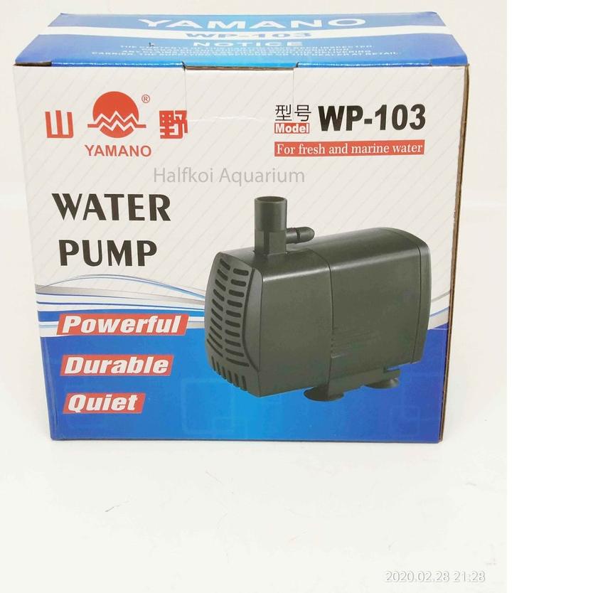 ◘ Mesin Pompa Air Hidroponik Yamano Wp 103 Pancuran Kolam Ikan ✈