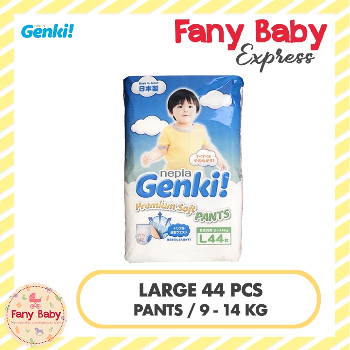 GENKI PREMIUM PANTS / NEPIA GENKI - POPOK CELANA [M - L - XL - XXL]