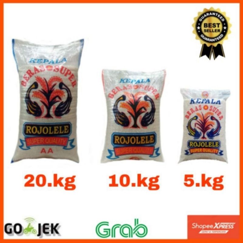 

Beras ROJOLELE SUPER Quality 5, 10, 20 & 25 kg