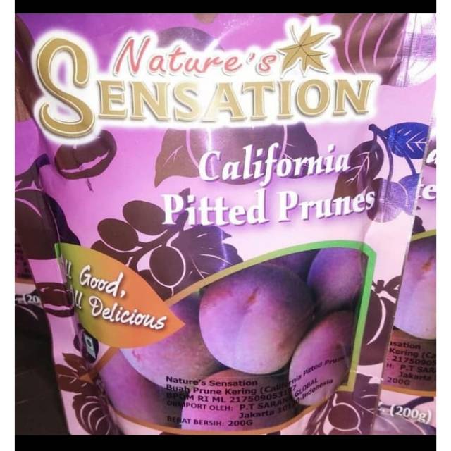 

Nature's Sensation California Pitted Prunes 200GR