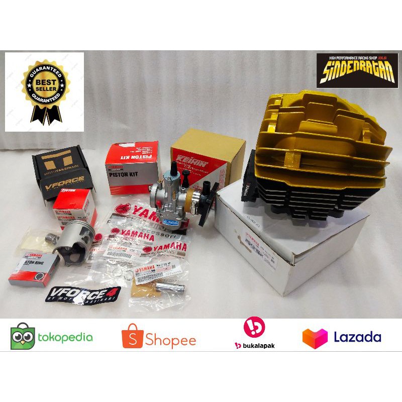 Cylinder head Yp1 thailand rx king porting piston kit ori membran vforce 3 karbu pwk sudco
