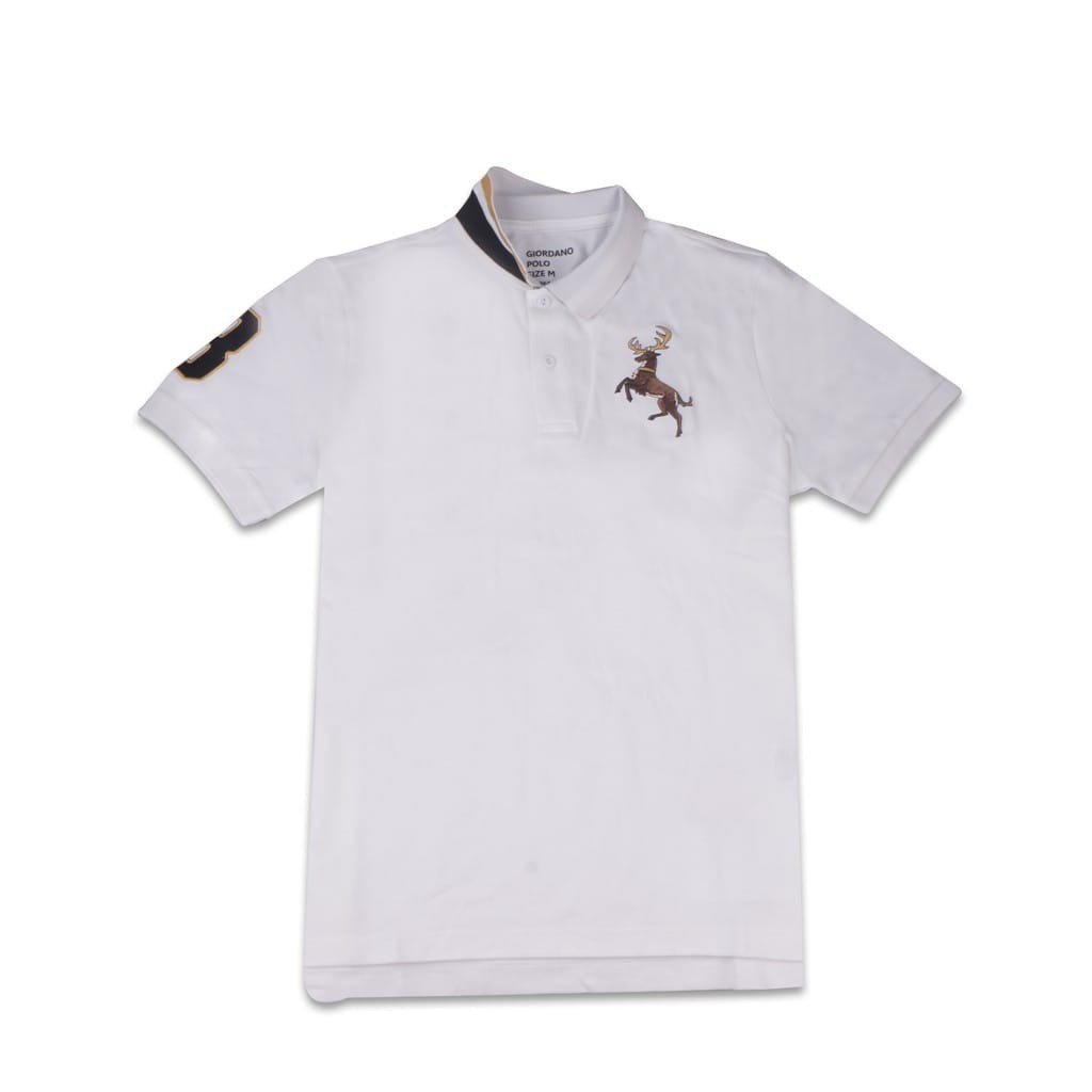 Giordano Men Big Deer Polo Shirt