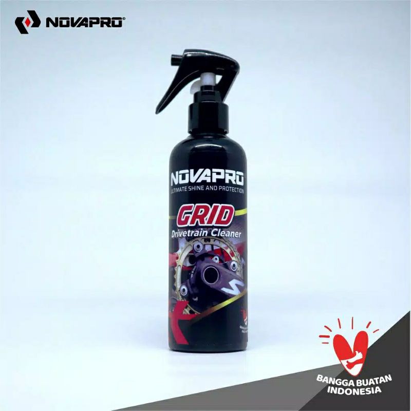 NOVAPRO GRID cairan pembersih rantai dan gear sepeda drivetrain cleaner 250ml MTB Roadbike seli