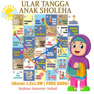 Ular Tangga Besar Ular Tangga Anak Sholeh English Gun Frozen Mainan Edukasi Murah Terbaik Shopee Indonesia