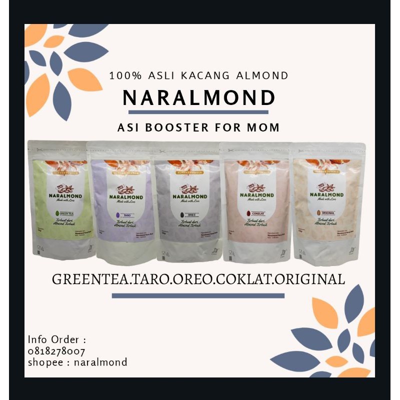 

NARALMOND PAKET 3PCS / BUBUK ALMOND / ALMOND POWDER / 200GRAM