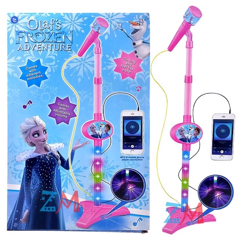 MICROPHONE ANAK KARAKTER USB LAGU  BISA NYAMBUNG DARI HP