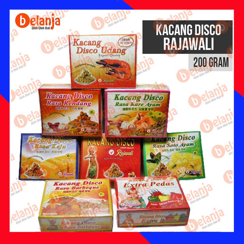 Kacang Disco RAJAWALI 200 gr kacang disco camilan kacang bali oleh oleh bali