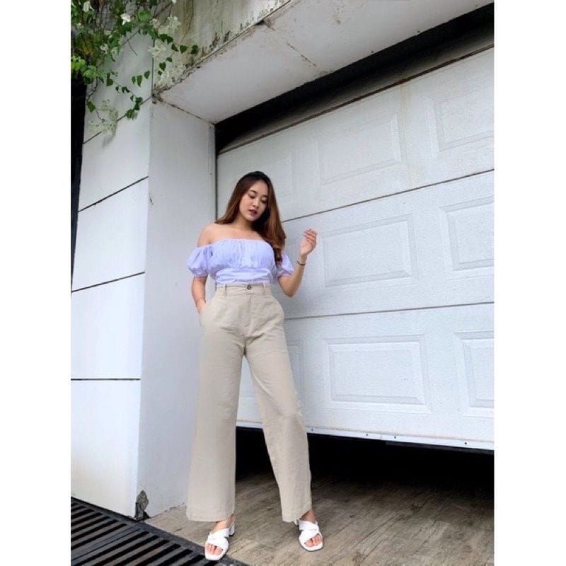 Kulot linen highwaist // SEOUL kulot linen premiun // kulot linen