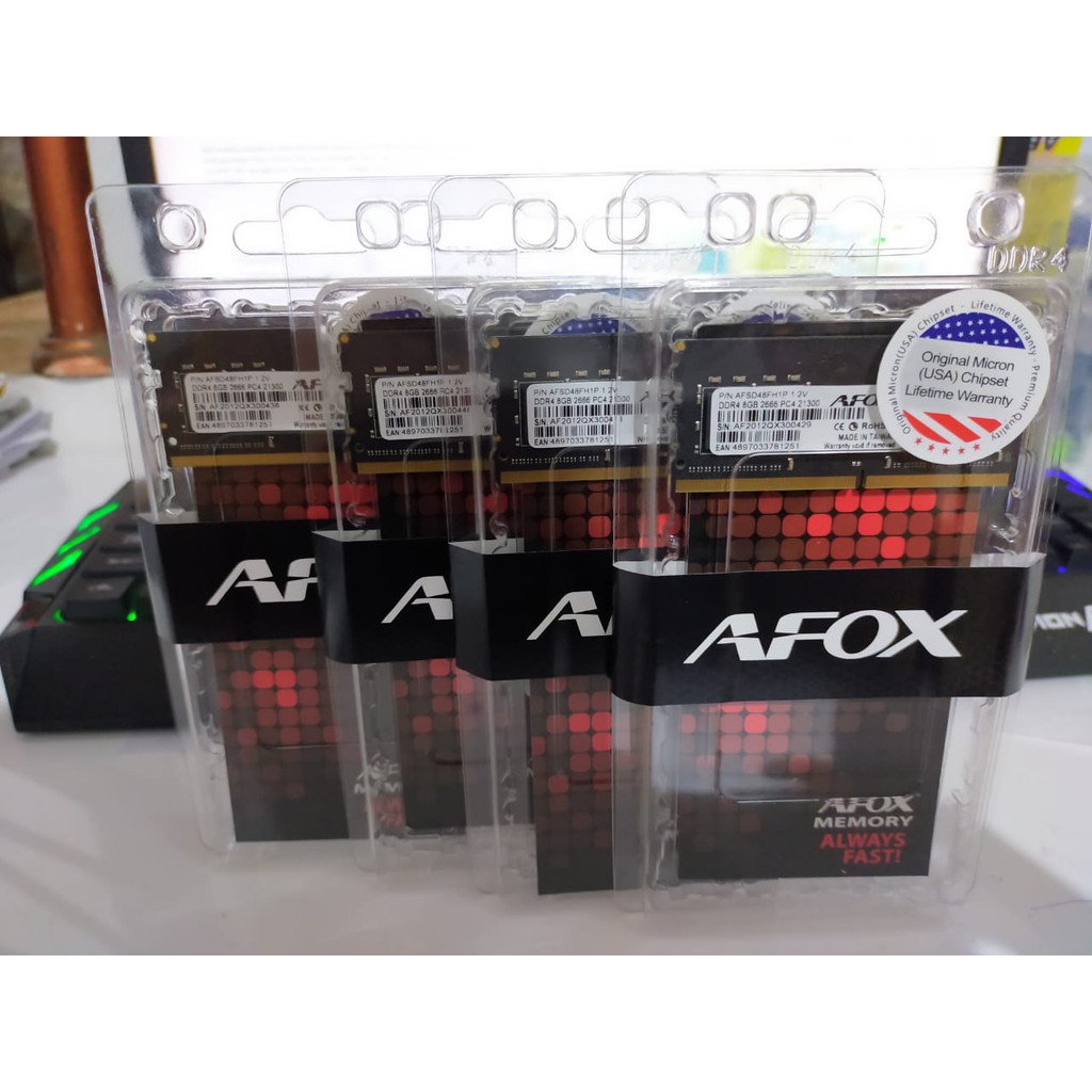 AFOX MEMORY SODIM DDR4 8GB 2666