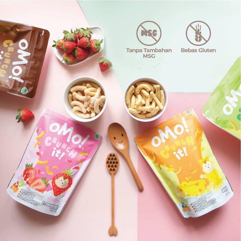 OMO! CRUNCH IT Snack Sehat Bayi Cemilan Bayi