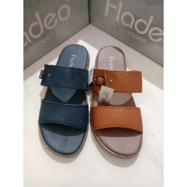 Sandal casual pria tali 2 merk fladeo MDS101-2