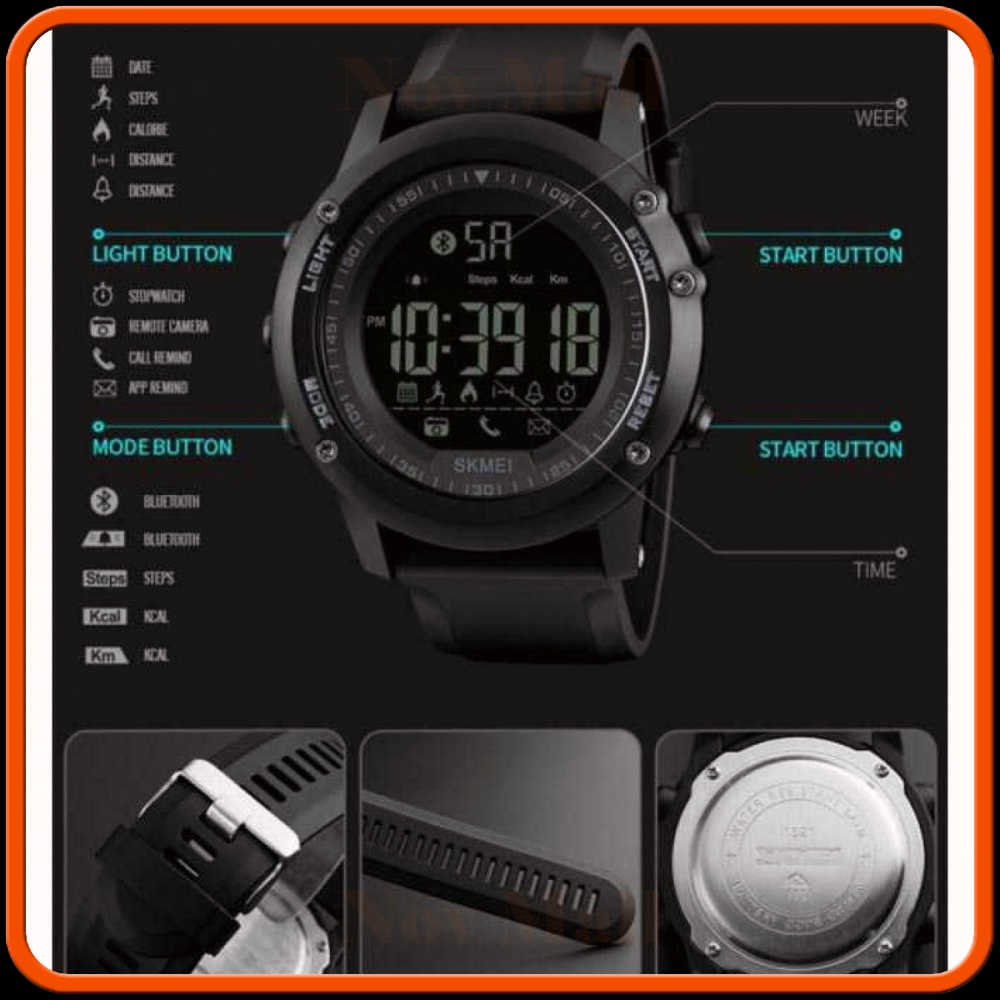 SKMEI Jam Tangan Olahraga Smartwatch Bluetooth SM409