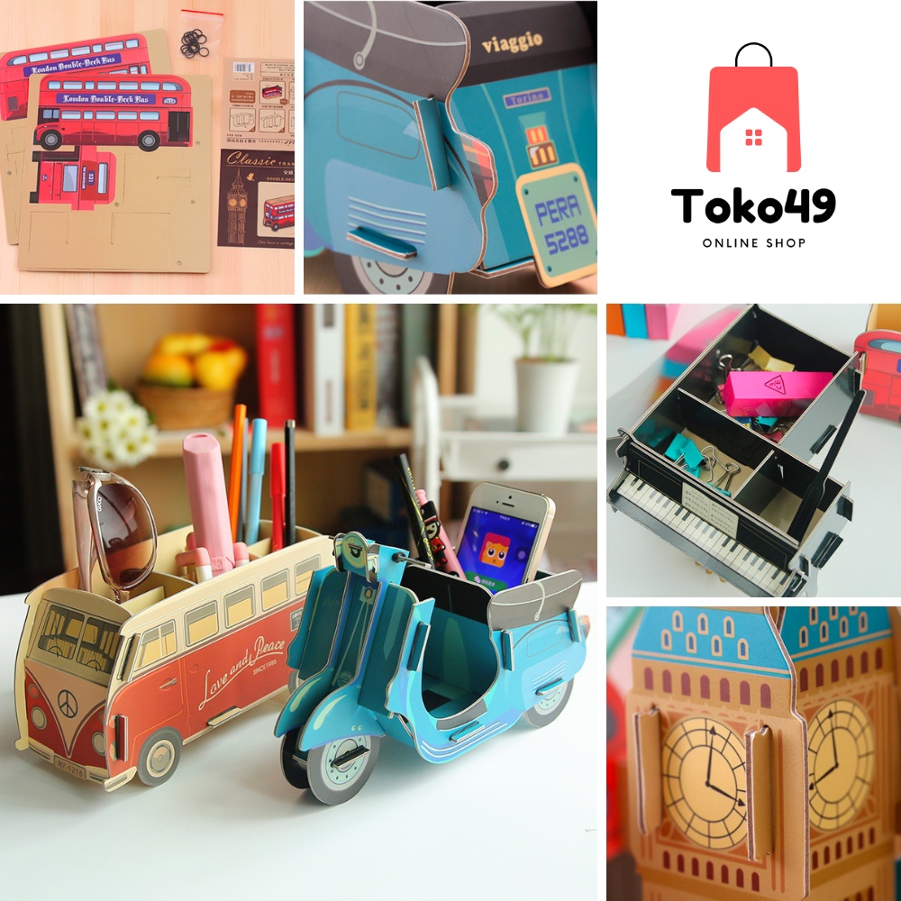 

Tempat Pensil Rakit Puzzle Serbaguna Kotak Simpan Stationary atau Alat Tulis Anak dan Dewasa L3,126 - HHM225